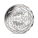 Des souvenirs gravés - Paris  ville de l'amour - Monnaie de 50€ Argent