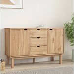vidaXL Buffet OTTA 113 5x43x73 cm Bois massif de pin