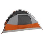 vidaXL Tente de camping à dôme 4 personnes gris imperméable