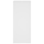 vidaXL Supports pour plantes 2 Pièces blanc 30x30x70 cm bois d'ingénierie