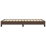 vidaXL Cadre de lit Marron 80x200 cm Similicuir
