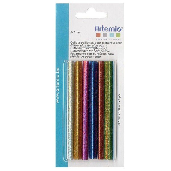 Recharges Pistolet à Colle Paillette 100x7mm 6 pièces