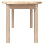 vidaXL Table basse 110x55x45 cm Bois massif de pin