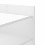 vidaXL Table basse blanc 100x50x50 cm bois d'ingénierie