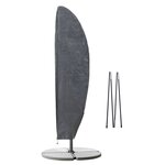 Nature Housse de protection pour parasols inclinés 54/32x290 cm