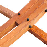 Hamac de jardin avec support en bois hamac sur pied 1 personne charge max. 120 Kg