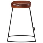 vidaXL Tabourets de bar lot de 2 marron foncé 40x29 5x53 cm