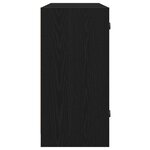 Buffet vidaXL Chêne Noir 102x37x75 5 cm Bois Aggloméré