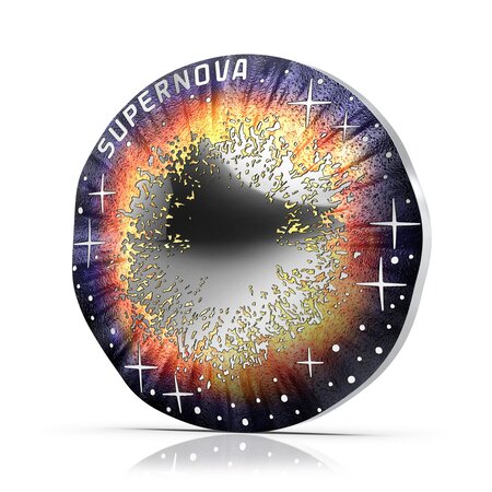 Pièce de monnaie 20 euro Autriche 2024 argent BE - Supernova