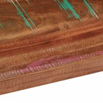 vidaXL Dessus de table 100x80x3 8cm rectangulaire bois massif récupéré