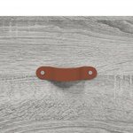 vidaXL Table basse Sonoma gris 50x50x40 cm Bois d'ingénierie