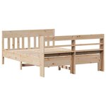 vidaXL Cadre de lit sans matelas 140x190 cm bois de pin massif
