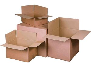 Lot de 25 carton ondulé à plier (l)600x (l)400x (h)200 mm smartboxpro