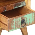 vidaXL Table de chevet 30x30x41 cm Bois de récupération massif