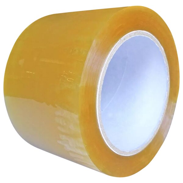 Ruban adhésif polypropylène polyvalent (4 rouleaux) – Colle renforcée  75 mm x 100 m  Transparent – Bulteau Systems