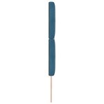 vidaXL Tête de lit LED bleu foncé 100 cm en velours