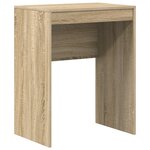 vidaXL Bureau avec rangement en chêne sonoma en bois d'ingénierie