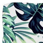 vidaXL Pouf palette de jardin Bois de pin imprégné de blanc