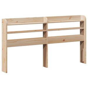 vidaXL Tête de lit avec étagères 120 cm bois massif de pin