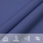 vidaXL Voile de parasol tissu oxford rectangulaire 5x6 m bleu