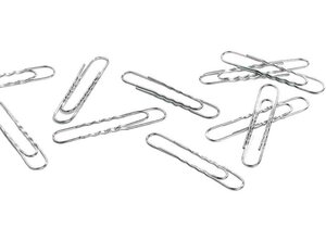 Bte de 100 Trombones Ondulés Zinguées 50 mm DURABLE