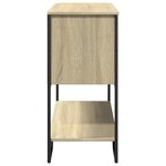 vidaXL Table console chêne sonoma 100x35x74 5 cm bois d'ingénierie