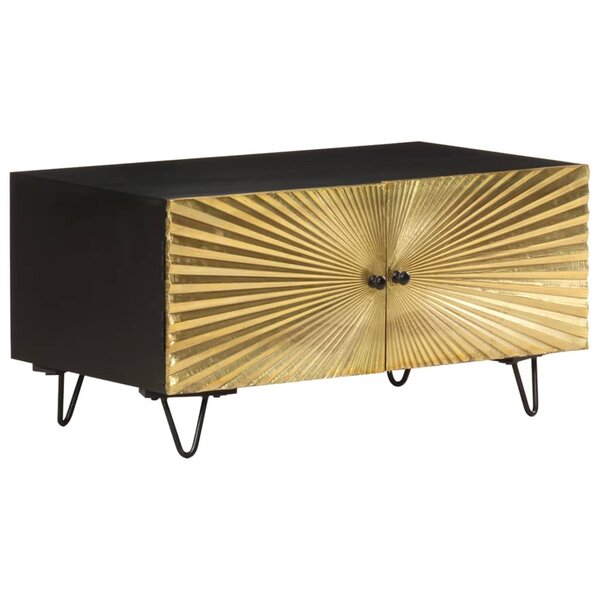 vidaXL Table basse 90x50x45 cm Bois de manguier solide