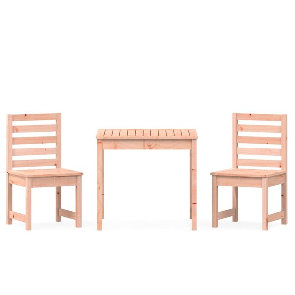 Ensemble de bistro jardin meuble extérieur terrasset de jardin 3 pièces bois massif douglas 02_0013551