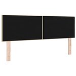 Cabeça de lit LED vidaXL capitonnée crème 72 cm en tissu