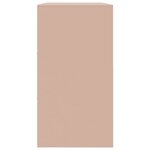 vidaXL Buffet rose 99x39x73 cm acier