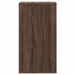 vidaXL Commode d'angle chêne marron 40x41x76 cm bois d'ingénierie