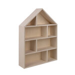 Etagère murale en bois Maison  FSC 100  - Nature