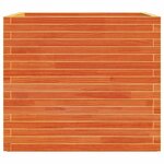 vidaXL Jardinière cire marron 80x80x72 cm bois de pin massif