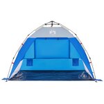 vidaXL Tente de plage 2 personnes libération rapide imperméable
