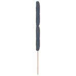 Tête de lit capitonnée gris foncé 100 cm en velours