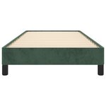 vidaXL Cadre de lit sans matelas vert foncé 80x200 cm velours