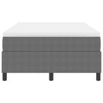 vidaXL Lit Box Spring avec Matelas Gris Clair en Tissu en Velours Côtelé