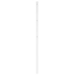vidaXL Tête de lit métal blanc 100 cm
