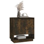 vidaXL Buffet Chêne fumé 70x41x75 cm Bois d'ingénierie