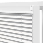 vidaXL Store plissé 70x100 cm Blanc