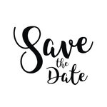 Tampon "Save the Date"  6x7cm