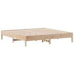 vidaXL Cadre de lit sans matelas 200x200 cm bois massif de pin