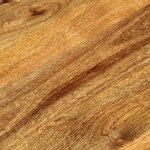 vidaXL Dessus de table 110x50x3 8 cm ovale bois massif de manguier