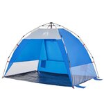 vidaXL Tente de plage 2 personnes libération rapide imperméable