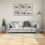 vidaXL Tapis HUARTE à poils courts doux et lavable crème 120x170 cm