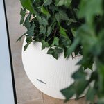 LECHUZA Jardinière PURO Color 50 ALL-IN-ONE diamètre 50 cm blanc