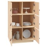 vidaXL Buffet haut 67x40x108 5 cm Bois massif de pin