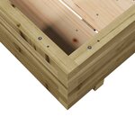 vidaXL Jardinière 90x90x26 5 cm bois de pin imprégné