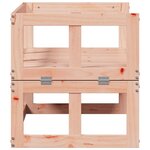 vidaXL Canapé de jardin extensible bois massif de douglas