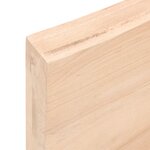 vidaXL Étagère murale 60x20x6 cm bois de chêne massif non traité